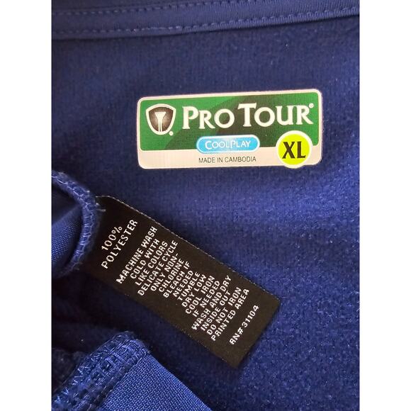 PRO TOUR Golf Blue VEST men's XL PGA Gift - Picture 6 of 7